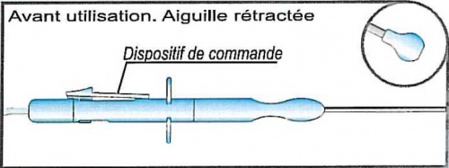 Paracervical block needle